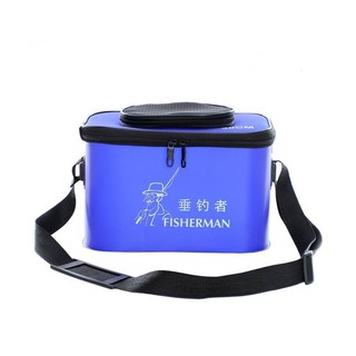 Thùng đựng cá 30*20*20cm, màu xanh, nhựa cao cấp ABS