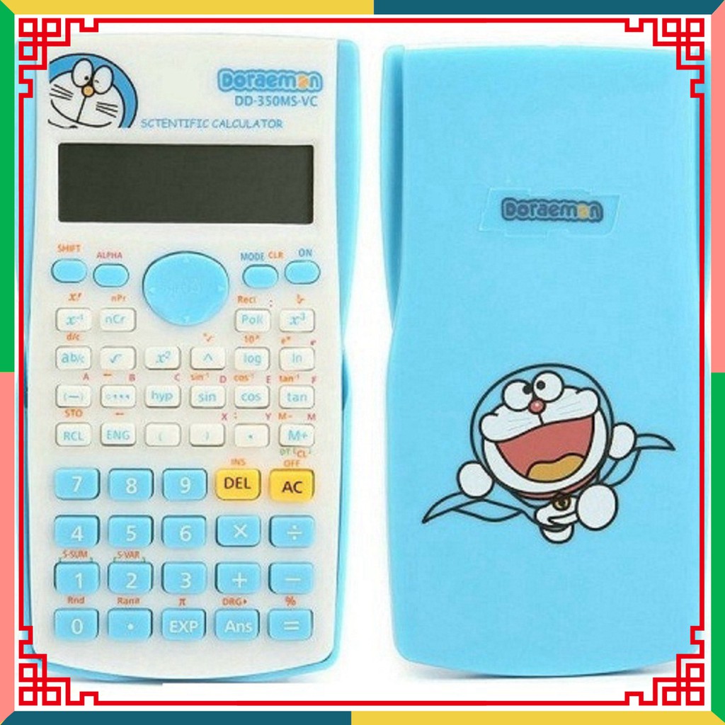 -Máy tính hình Doremon giống FX 500 Loại tốt