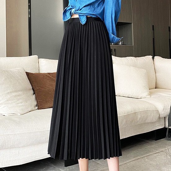 Chân Váy Xếp Ly Dáng Dài Xu Hướng Thời Trang 2021 Freeship, Chân Váy Xòe Xếp Li Nhiều Màu Hàng Cao Cấp Loại 1 QC Mới | BigBuy360 - bigbuy360.vn