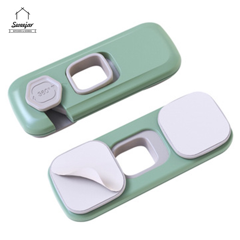 SWEEJAR Khoá an toàn nút khoá 360° chống kẹp tay tiện dụng cho cửa tủ/tủ lạnh bảo vệ cho bé yêu