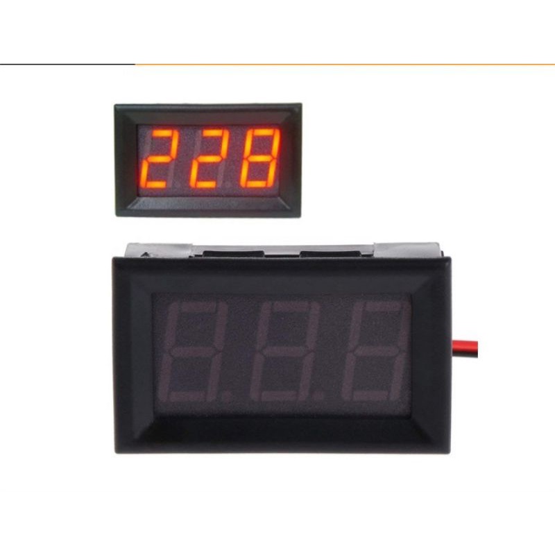 Module đồng hồ led đo ĐIỆN ÁP AC 70 - 500V vôn kế đo điện áp xoay chiều 1 phase