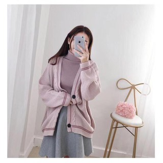 Cardigan len 3 khuy
