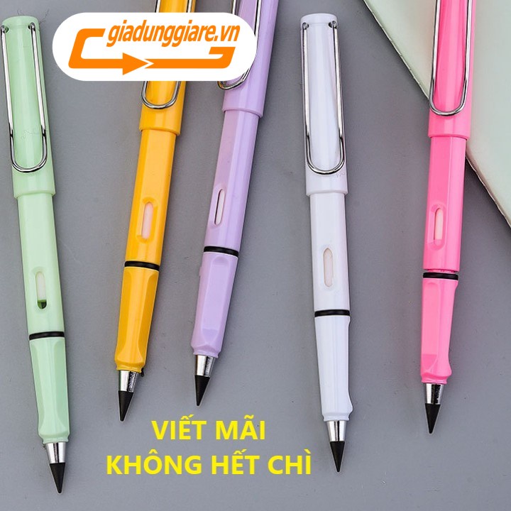 Bút chì VĨNH CỬU (Hàng cao cấp có vỉ kèm tẩy kèm thêm 1 ngòi) Viết chì không lem bẩn không cần chuốt mãi không hết chì