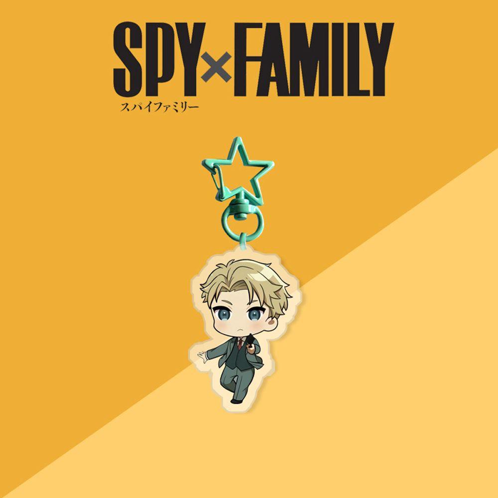 LANFY Móc Khóa Nhựa Acrylic In Hình Anime SPY X FAMILY