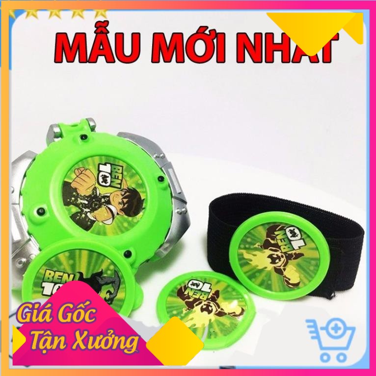 Đồ Chơi Đồng Hồ Ben 10 Cho Bé, Chiếu Sáng 24 Nhân Vật, Chất Liệu Nhựa ABS An Toàn Tuyệt Đối Cho Bé Sử Dụng - BX