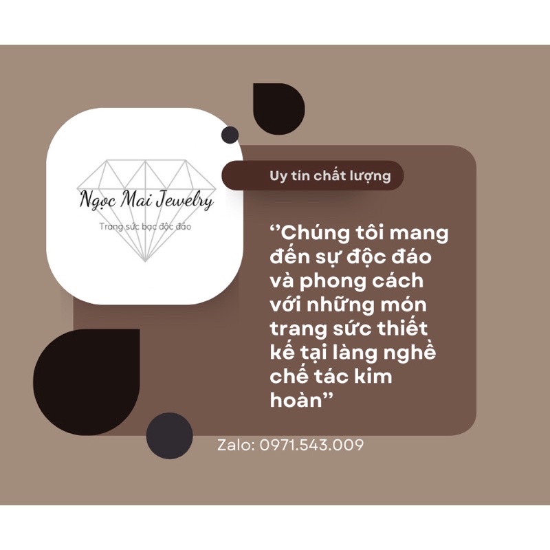 Vòng tay sợi xoắn bện bạc ta siêu sang đẹp rẻ - Ngọc Mai Jewelry