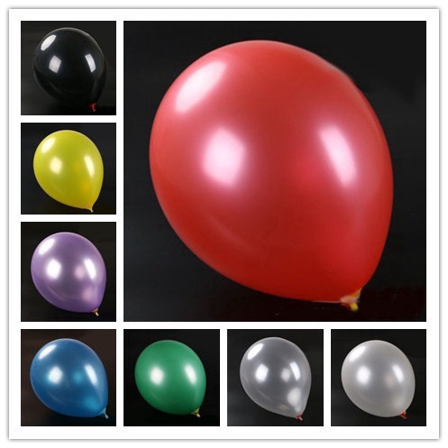 Bộ 10 bong bóng cao su nhiều màu trang trí tiệc