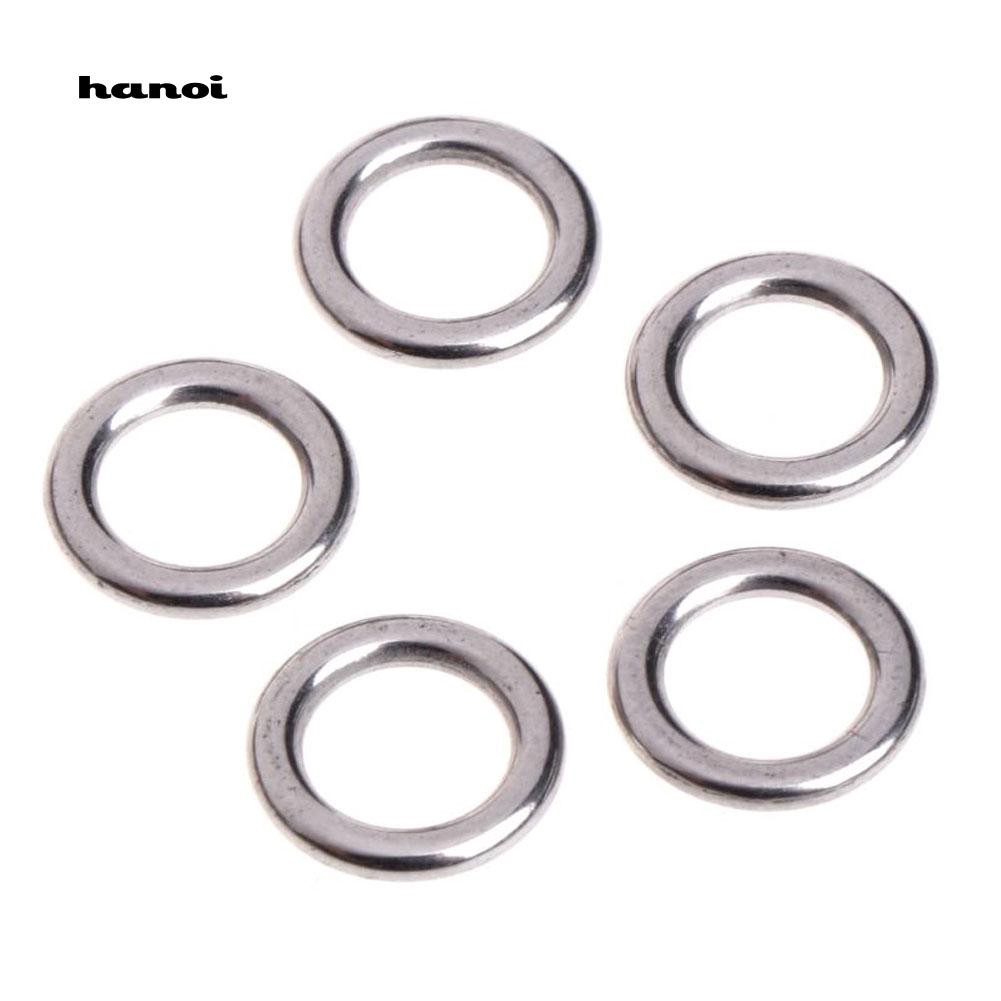 Set 50 khoen câu cá bằng thép không gỉ chất lượng cao
