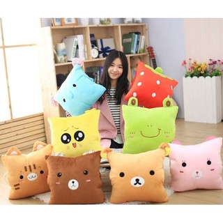 Gối bông kèm chăn