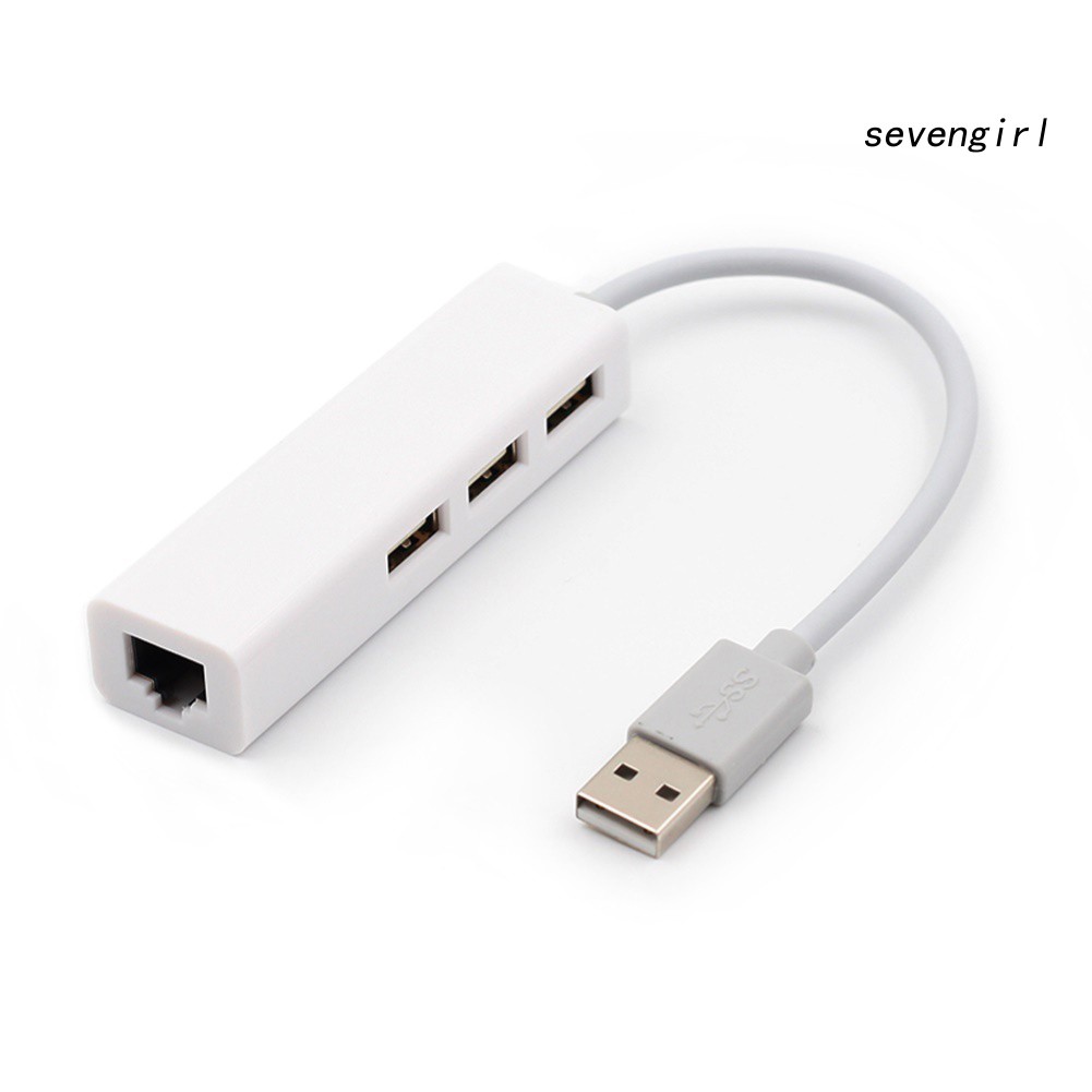 Bộ Chuyển Đổi Usb / Type-C 3 Cổng Usb2.0 Hub Rj45 Lan