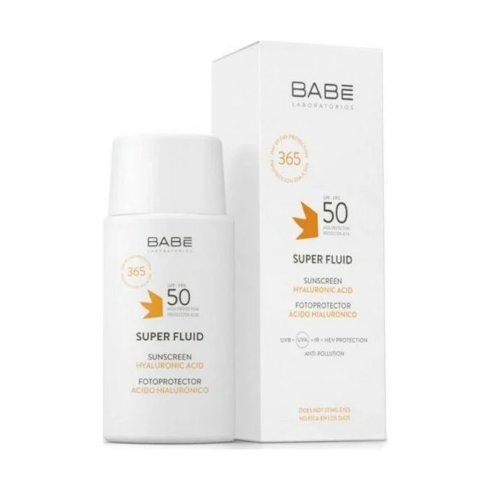 Kem chống nắng phổ rộng Babe Solar Super Fluid Screen SPF 50+
