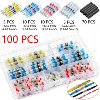 Set 100 đầu nối dây điện bằng đồng thiếc 100 cái