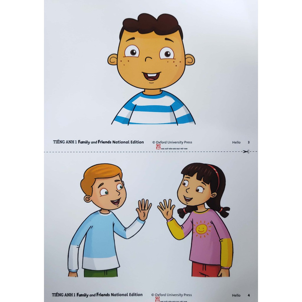 Sách - Bộ tranh Tiếng Anh 1 - Family and Friends National Edition
