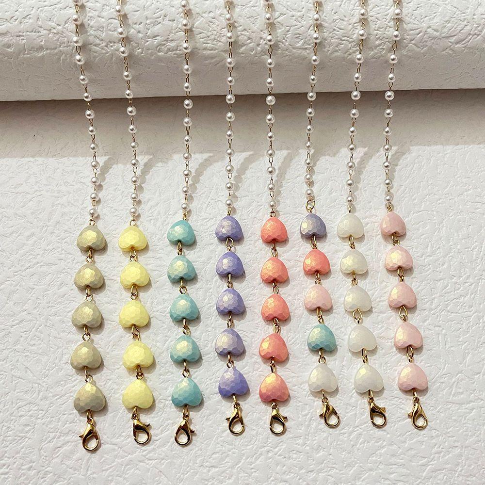 MOILYVN Dây Đeo Mắt Kính Hình Trái Tim Thời Trang