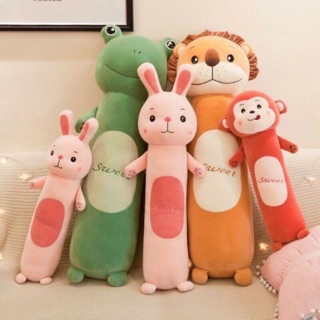 Gối ôm hình thú (ếch,thỏ,khỉ,sư tử) đầy đủ các size 50,70,110