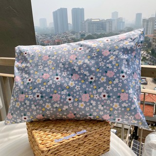 Vỏ gối/ gối bông gạo tự nhiên cỡ 50x68cm