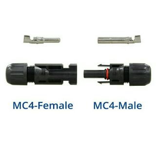 Jack nối pin mặt trời MC4 đơn