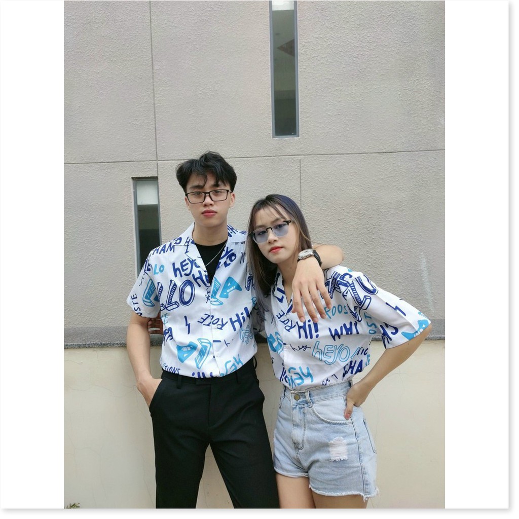 ÁO SƠ MI NAM NỮ,THIẾT KẾ HỌA TIẾT SIÊU NGẦU,ĐẶC BIỆT LÀ CHẤT LIỆU VÃI THOÁNG MÁT  THỜI TRANG KME.STORE