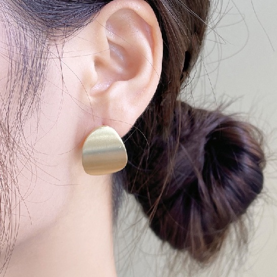 Bông Tai Kim Loại Thời Trang Hàn Quốc Dành Cho Nữ