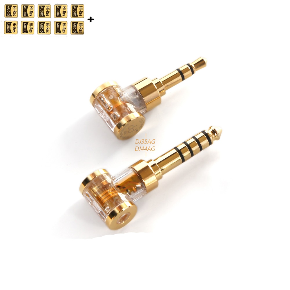 Đầu Chuyển Đổi Ddhifi Dj35Ag / Dj44Ag 2.5mm Sang 4.4mm / 3.5mm Cho Tai Nghe Dap