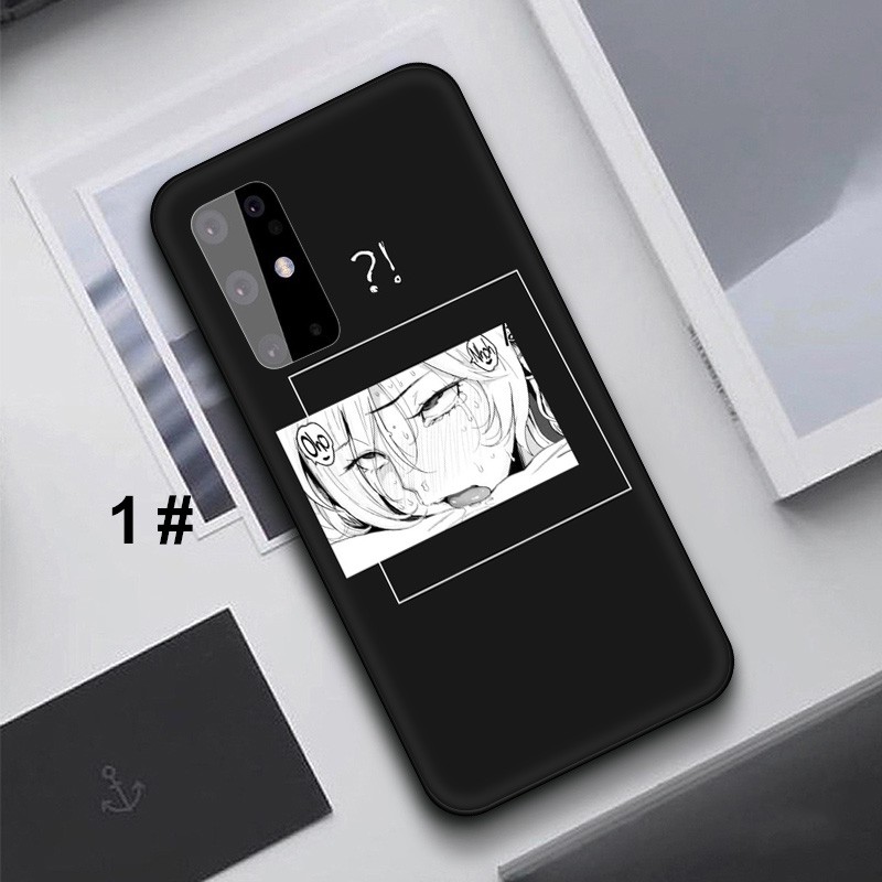 Samsung Galaxy S10 S9 S8 Plus S6 S7 Edge S10+ S9+ S8+ Slim Fit Protective Soft TPU Case 03 Ahegao Anime Casing