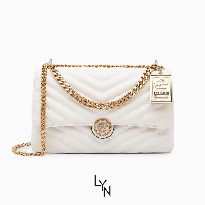 Túi L.Y.N Isabel size 25cm kèm charm