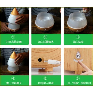 MÁY KHUẾCH TÁN TINH DẦU SIÊU ÂM HÌNH NÚI LỬA