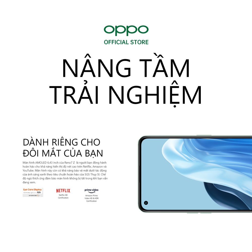 Điện Thoại OPPO RENO7 Z 5G (8GB/128GB) - Hàng Chính Hãng