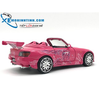Xe mô hình Suki’S Honda S2000 1:24 (Hồng)