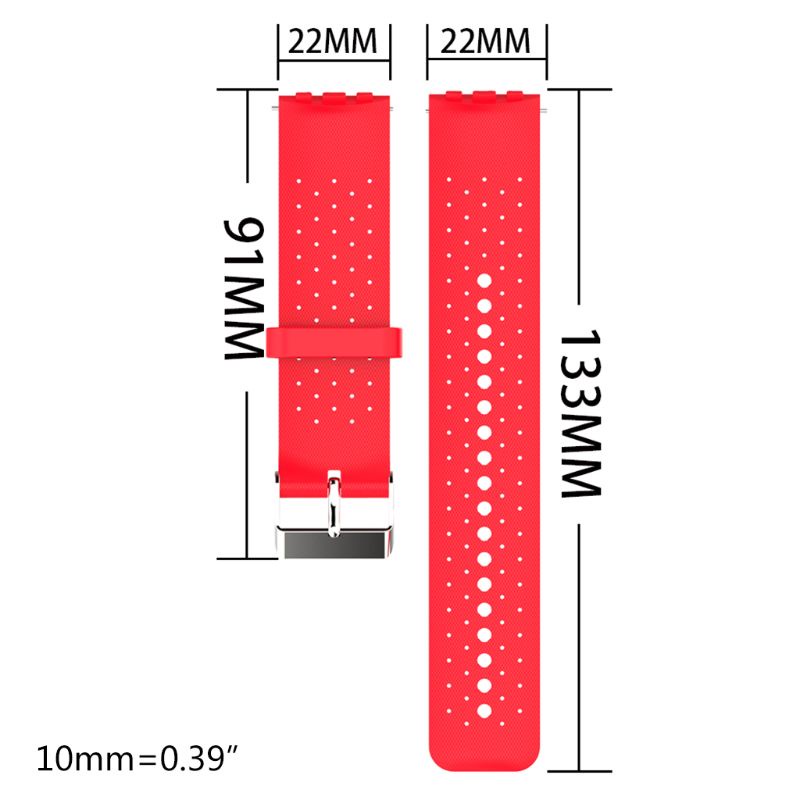 Dây đeo silicon mềm thay thế cho đồng hồ thông minh POLAR Vantage M
