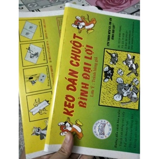 2 Tấm Keo Bẫy Chuột Siêu Dính - Để lâu,siêu dính
