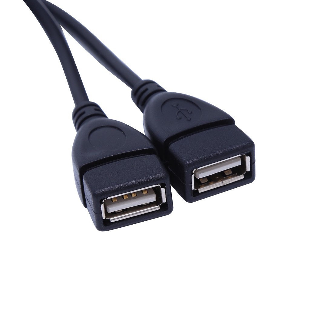 Cáp chuyển đổi USB 2.0 Type A từ 1 đầu cắm sang 2 ổ cắm tiện lợi