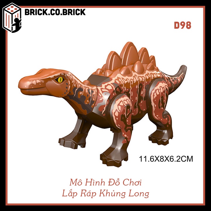 Khủng Long Đồ Chơi Lắp Ráp Mô Hình Dinosaur Jurassic Park Loại Nhỏ D94-D99