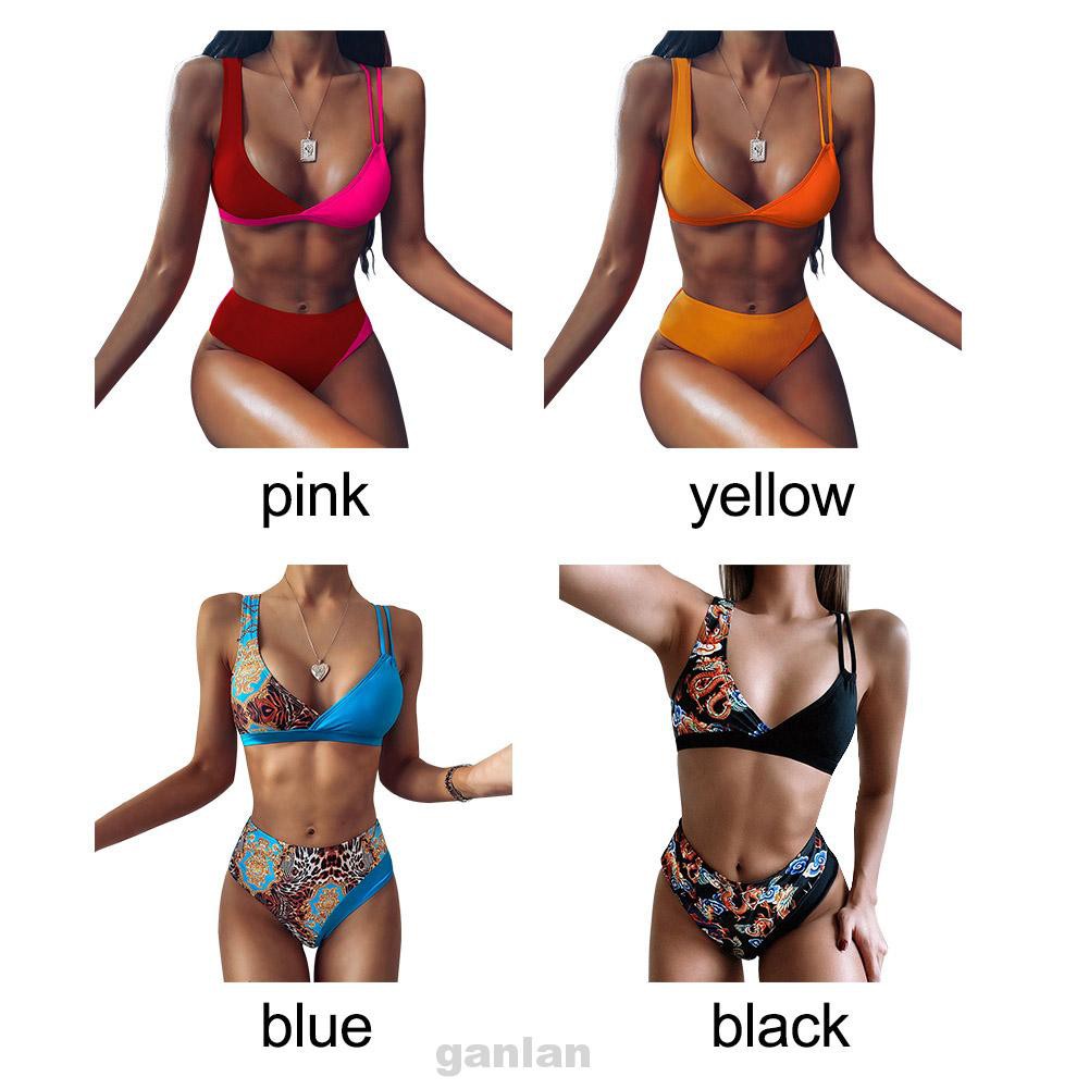 Bộ Bikini Hai Mảnh Màu Gradient Hở Lưng Có Mút Nâng Ngực Quyến Rũ Cho Nữ | BigBuy360 - bigbuy360.vn