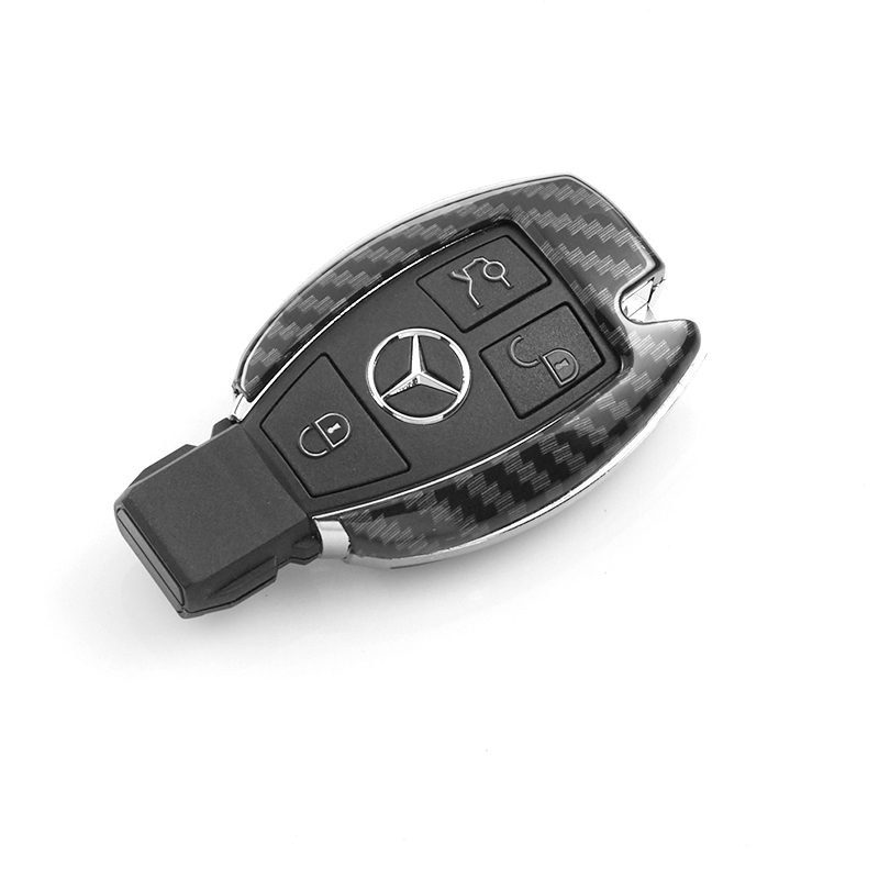 Vỏ Bảo Vệ Chìa Khóa Điều Khiển Từ Xa Bằng Sợi Carbon Cho Mercedes Benz Mclaren Amg Gl Slr Cla Clc Sls Gla Slk Gls Sl A C W123 W110 W201 W100 W115124 W203