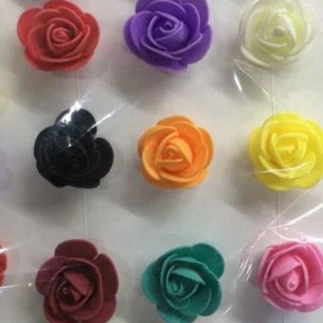 1 túi hoa xốp 500 bông 3.5 cm.