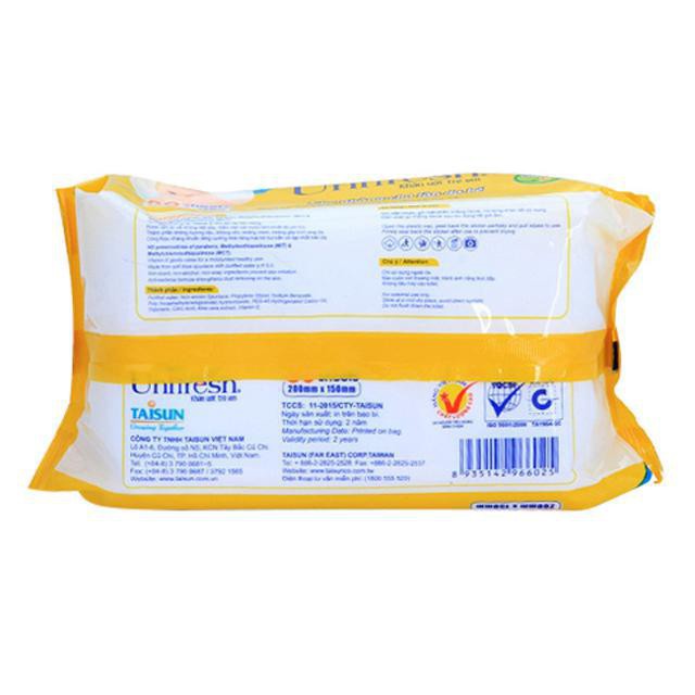 Khăn ướt UNIFRESH 100x24 Vitamin E cho bé- 2201329