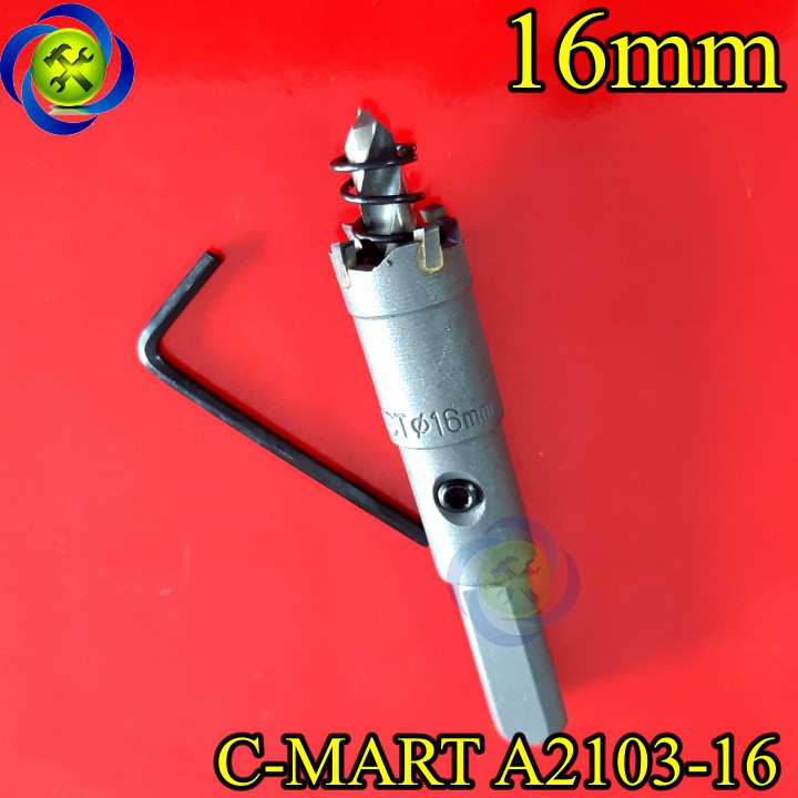 Mũi khoan lỗ thép 16mm C-Mart A2103-16