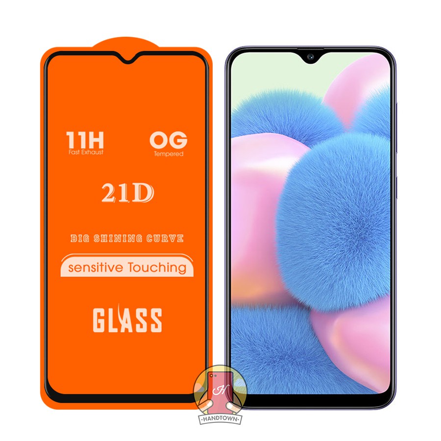 Kính Cường lực Samsung Galaxy M10s / A30s / A70s Full màn hình 21D Handtown SIÊU BỀN