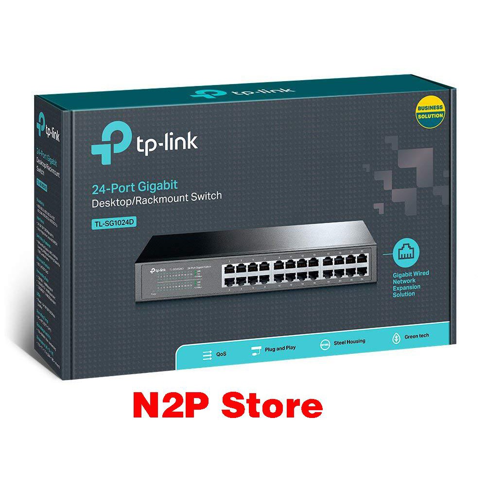 Bộ Switch 24 port cổng Gigabit chia mạng LAN TPLink TL-SG1024D