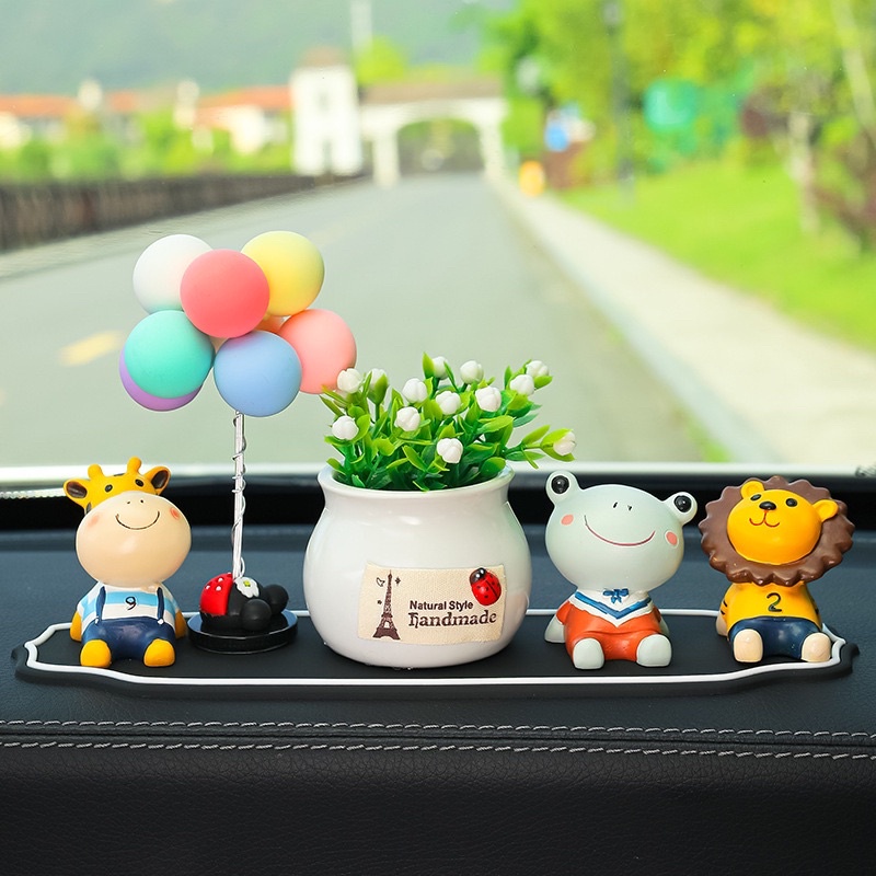 Mô hình chùm bong bóng trang trí bàn làm việc, tiểu cảnh, taplo ô tô, decor nhà cửa, quà tặng - Mee Store