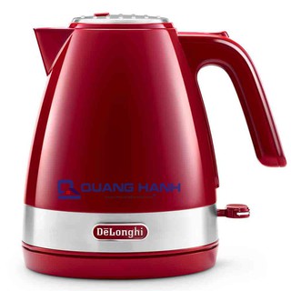 Ấm siêu tốc De'Longhi KBLA2000 KBLA2000.R 2000W (Đỏ) - Hãng phân phối