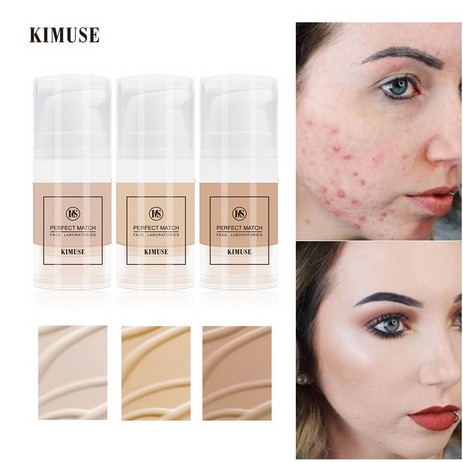 Kem che khuyết điểm dạng lỏng Kimuse-Ks901 dung tích 6ml che phủ toàn diện có 3 màu tùy chọn