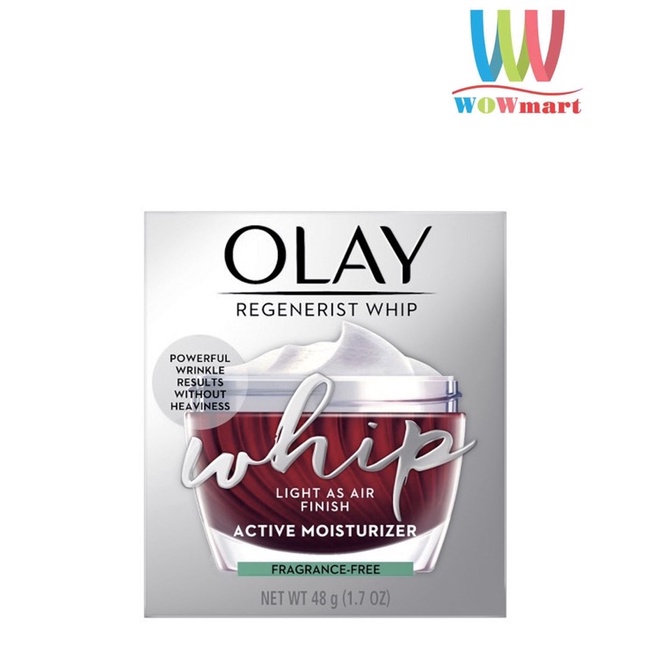 Kem dưỡng da chống nhăn OLAY REGENERIST WHIP FACE MOISTURIZER 48G - Dùng ngày và đêm [HÀNG MỸ] | BigBuy360 - bigbuy360.vn