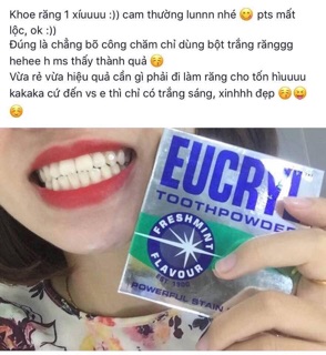 Bột đánh trắng răng Eucryl