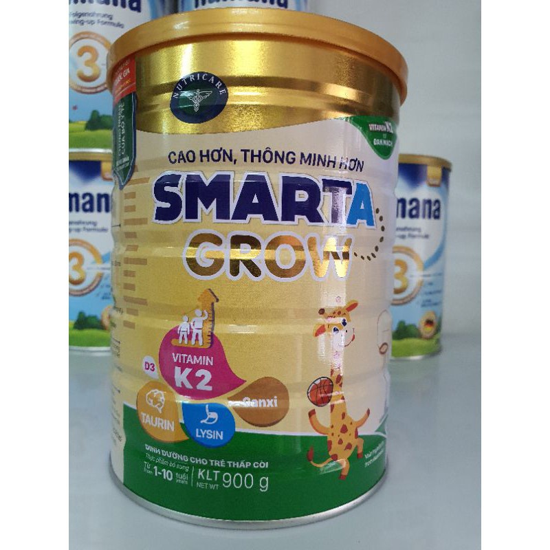 Sữa bột SMARTA GROW 900G date mới 2024 - Riobaby