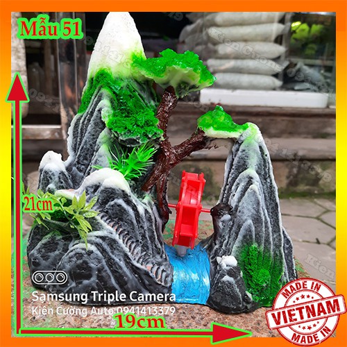 Mô Hình Núi - Hòn non Bộ - Trang Trí Bể cá (Mẫu 51)