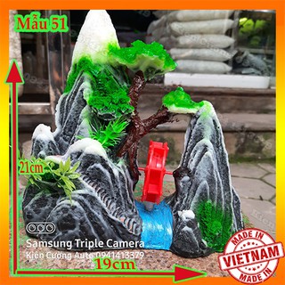 Mô hình núi - hòn non bộ - trang trí bể cá