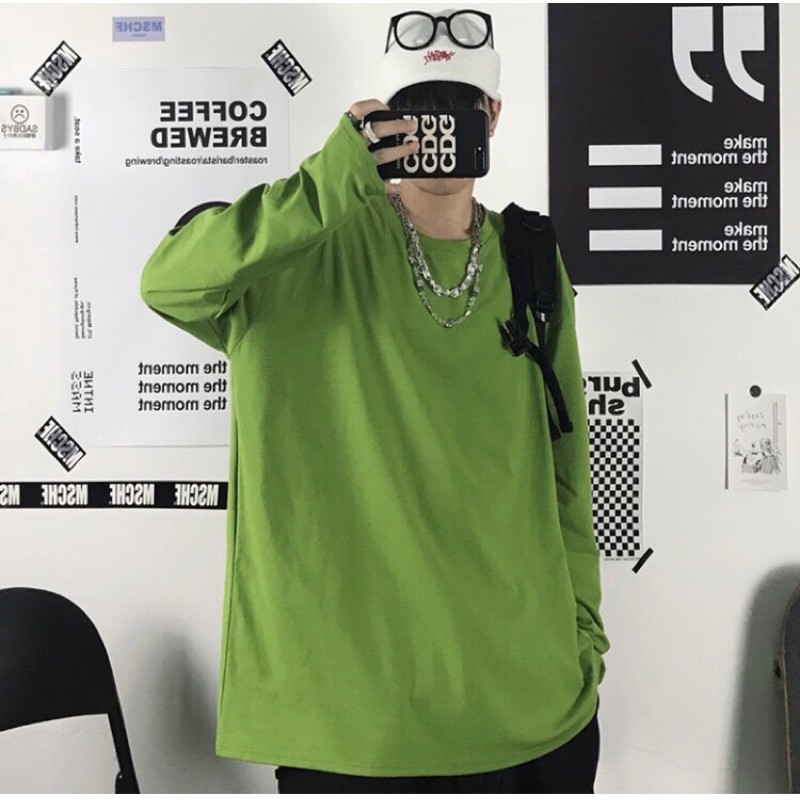 Áo sweater / áo nỉ trơn form rộng oversize Ulzzang unisex basic phối đồ siêu chất ❤️
