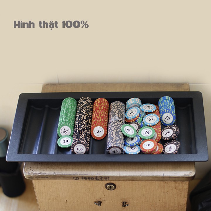 Khay đựng phỉnh  10 ngăn chuyên dụng dành cho casino